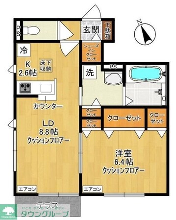 菅ハイツの物件間取画像